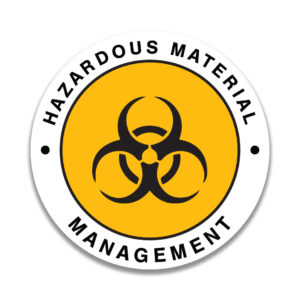 HAZARDOUS MATERIAL MANAGEMENT Sticker