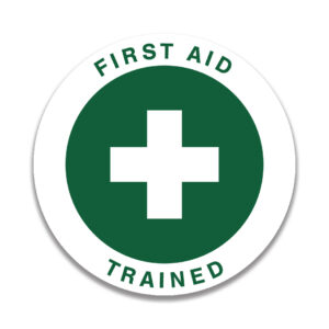 FIRST AID TRAINED Sticker