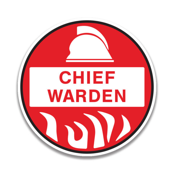 CHIEF WARDEN Sticker