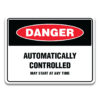 AUTOMATICALLY CONTROLLED SIGN