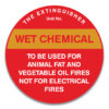 EXTINGUISHER ID MARKER CHEMICAL SIGN
