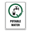 PORTABLE WATER SIGN