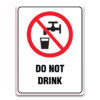 DO NOT DRINK SIGN