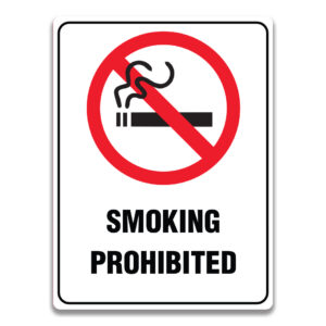 SMOKING PROHIBITED SIGN