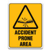 ACCIDENT PRONE AREA SIGN