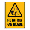 ROTATING FAN BLADE SIGN