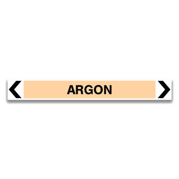 Argon pipe marker