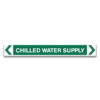 CHILLED WATER SUPPLY Pipe Marker