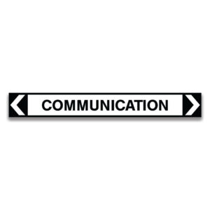 COMMUNICATION Pipe markers