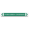 hydrocarbon condensate pipe marker