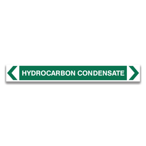 hydrocarbon condensate pipe marker