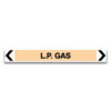 L.P. GAS Pipe Marker