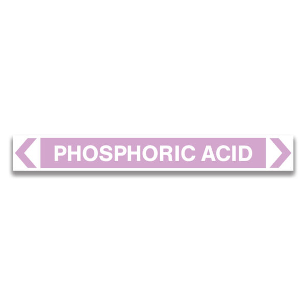 PHOSOHORIC ACID Pipe Marker