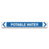 POTABLE WATER Pipe Marker