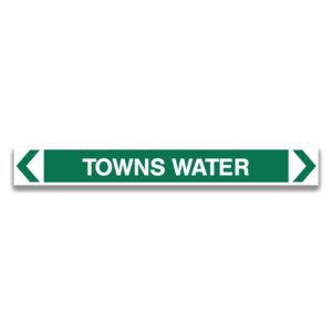 TOWNS WATER Pipe Marker