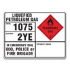 LIQUEFIED PETROLEUM GAS SIGNS AND LABELS